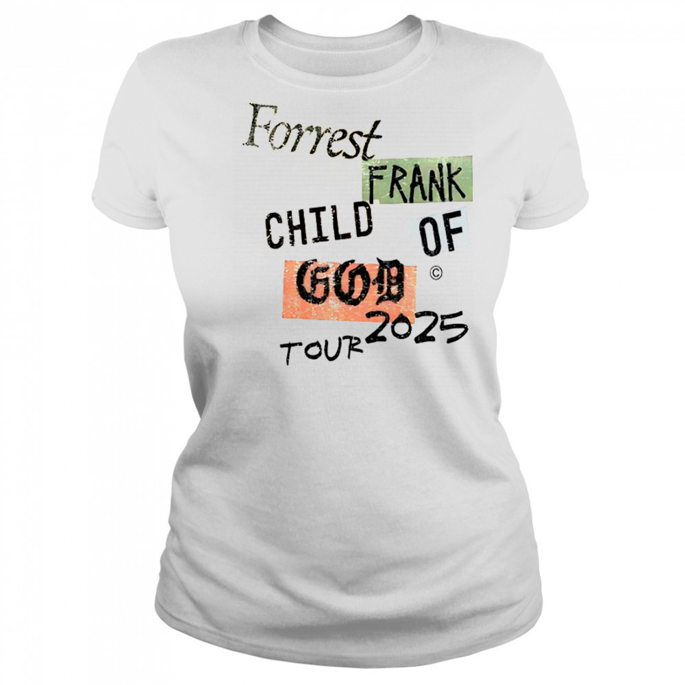 COG Color Block Forrest Frank Child Of God Tour 2025 T-Shirt Women's T-shirt