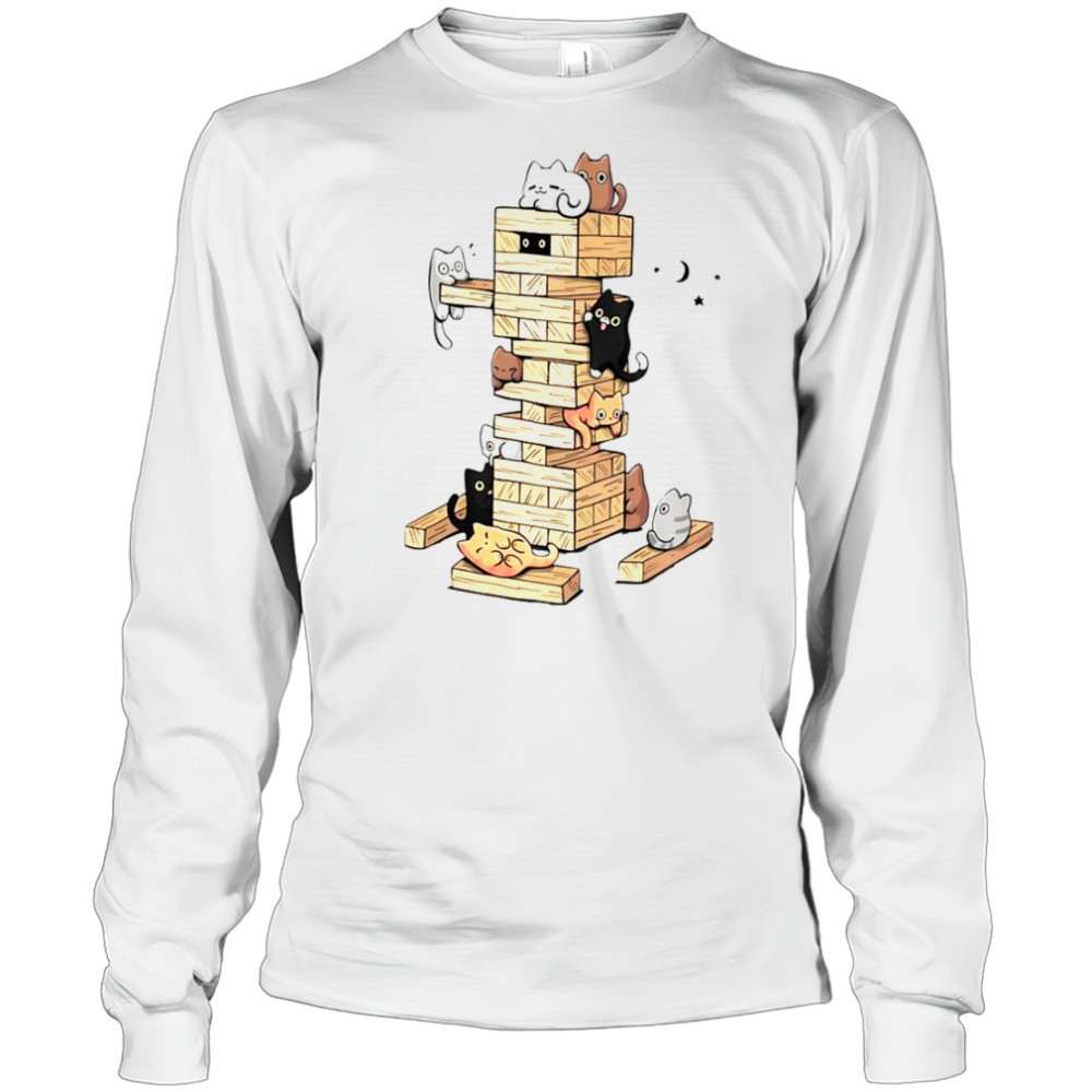 Cute Gaming Kittens T-Shirt Long Sleeved