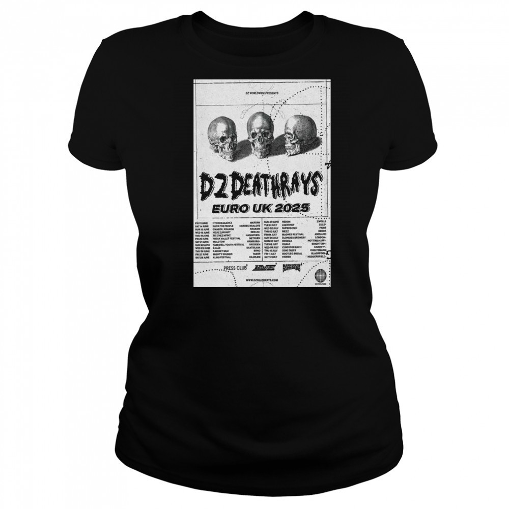 DZ Deathrays Euro UK Tour 2025 t-shirt Women's T-shirt