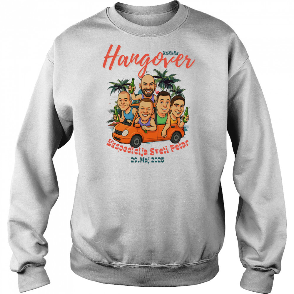 Ekspedicija Sveti Petar Bachelor Party Hangover Road Trip shirt Hoodie