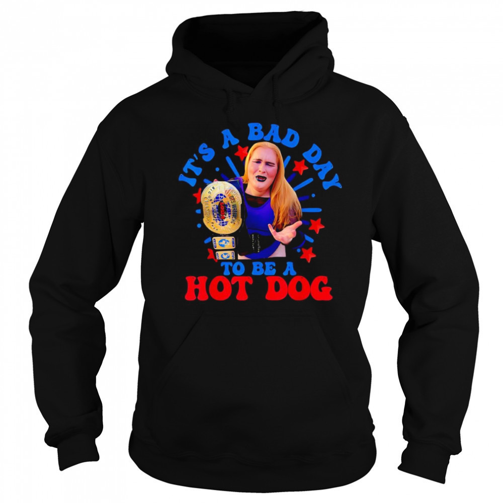 Emily Saxton it’s a bad day to be a hot dog shirt Sweatshirt