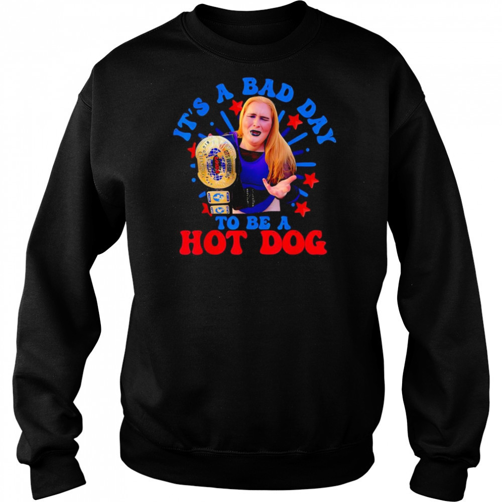 Emily Saxton it’s a bad day to be a hot dog shirt Hoodie