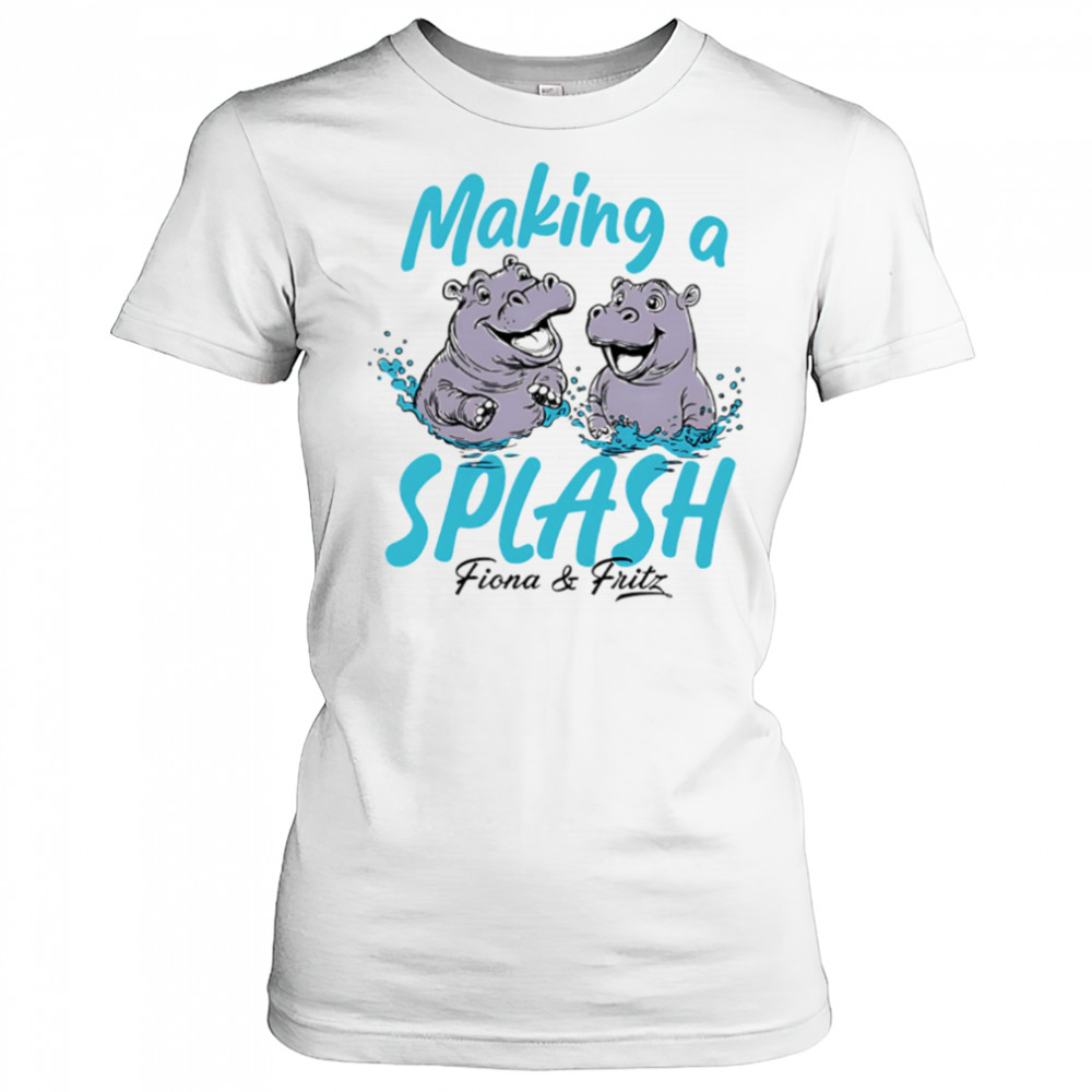 Fiona and Fritz Making a Splash Mod Deng shirt Women's T-shirt