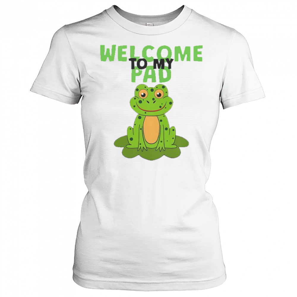 Frog Lily Welcome To My Pad T-Shirt Women's T-shirt