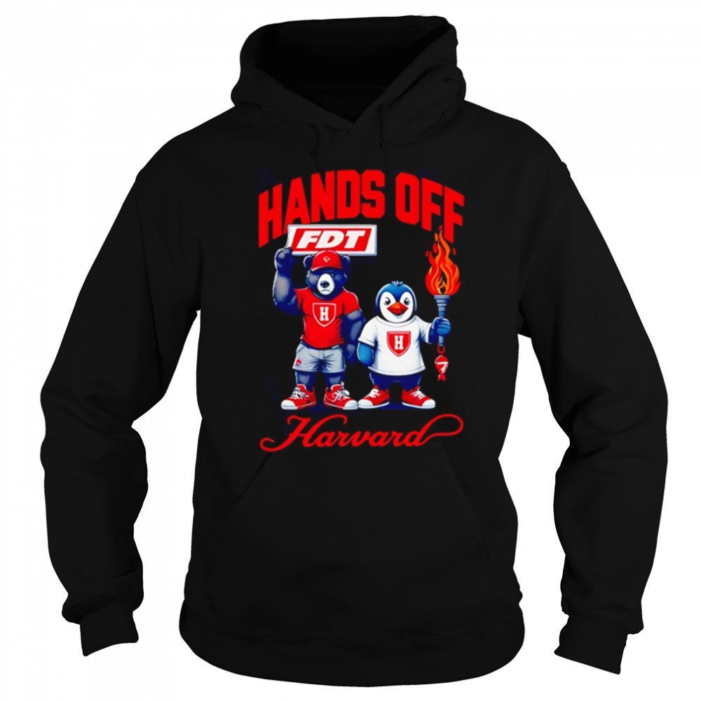 Hands Off Harvard Subtle FDT bear and penguin shirt Sweatshirt