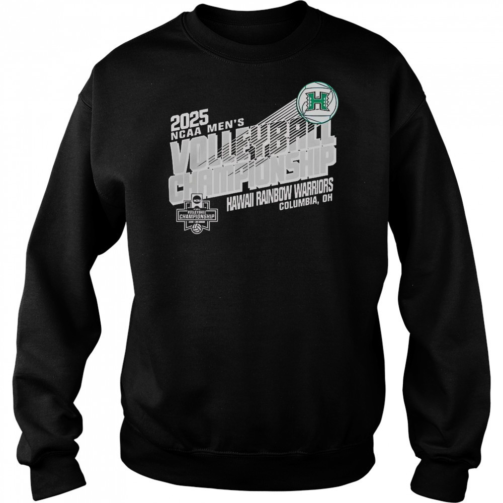Hawaii Warriors 2025 NCAA Men’s Volleyball Championship T-Shirt Hoodie