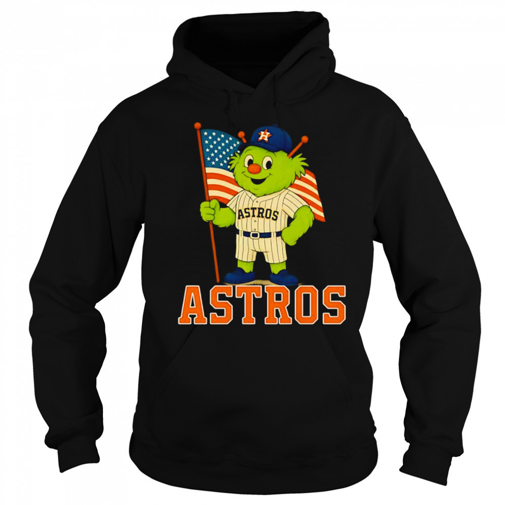 Houston Astros Orbit mascot American flag shirt Sweatshirt