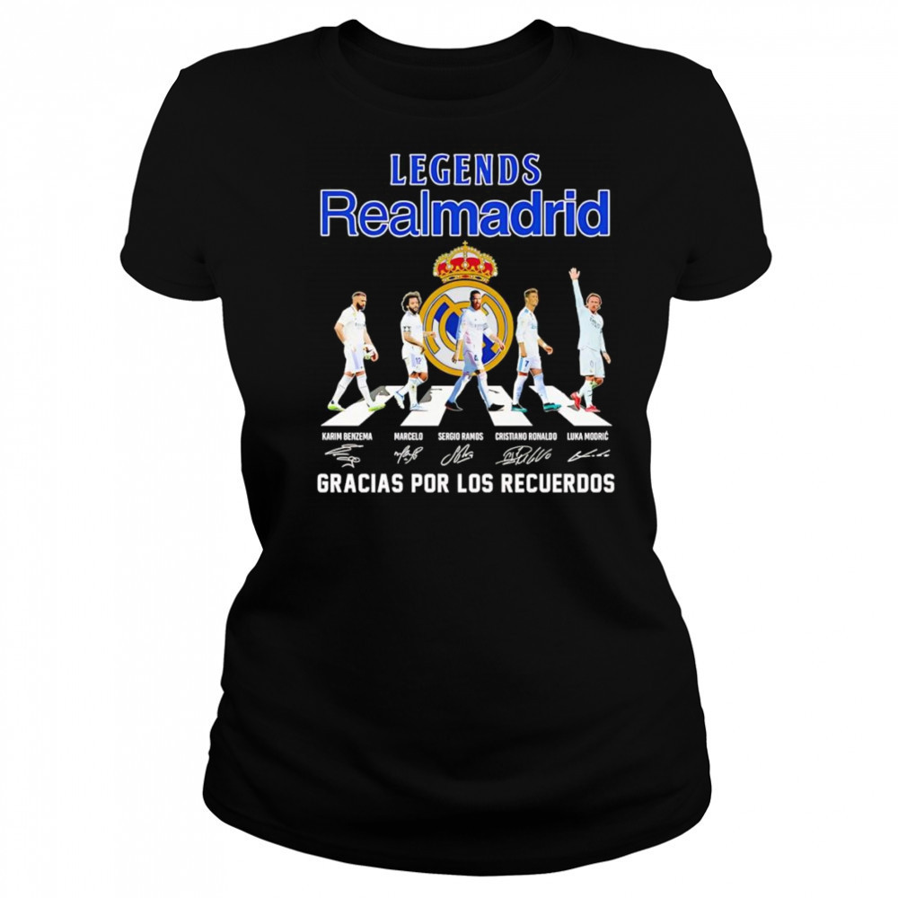 Legends Realmadrid gracias por los recuerdos shirt Women's T-shirt