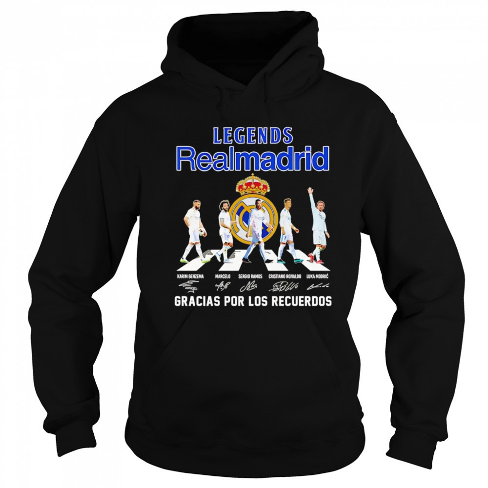 Legends Realmadrid gracias por los recuerdos shirt Sweatshirt