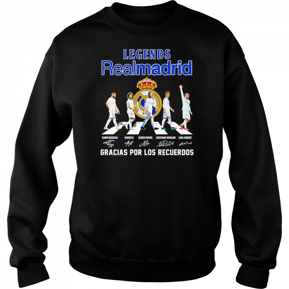 Legends Realmadrid gracias por los recuerdos shirt Hoodie