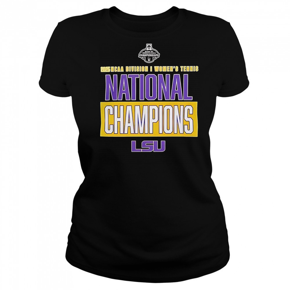 LSU Tigers Women’s Tennis 2025 NCAA DI National Champions T-Shirt Women's T-shirt