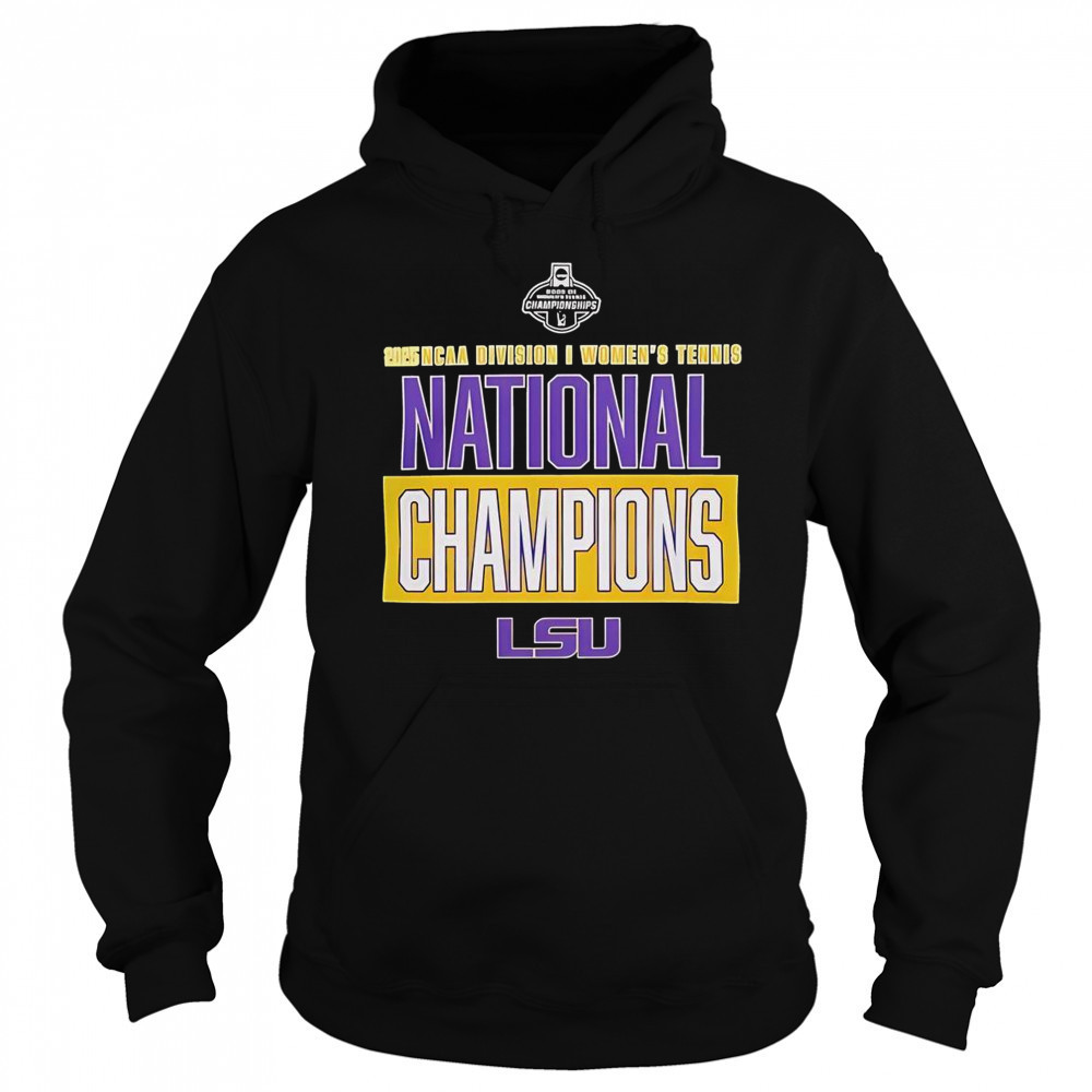 LSU Tigers Women’s Tennis 2025 NCAA DI National Champions T-Shirt Sweatshirt