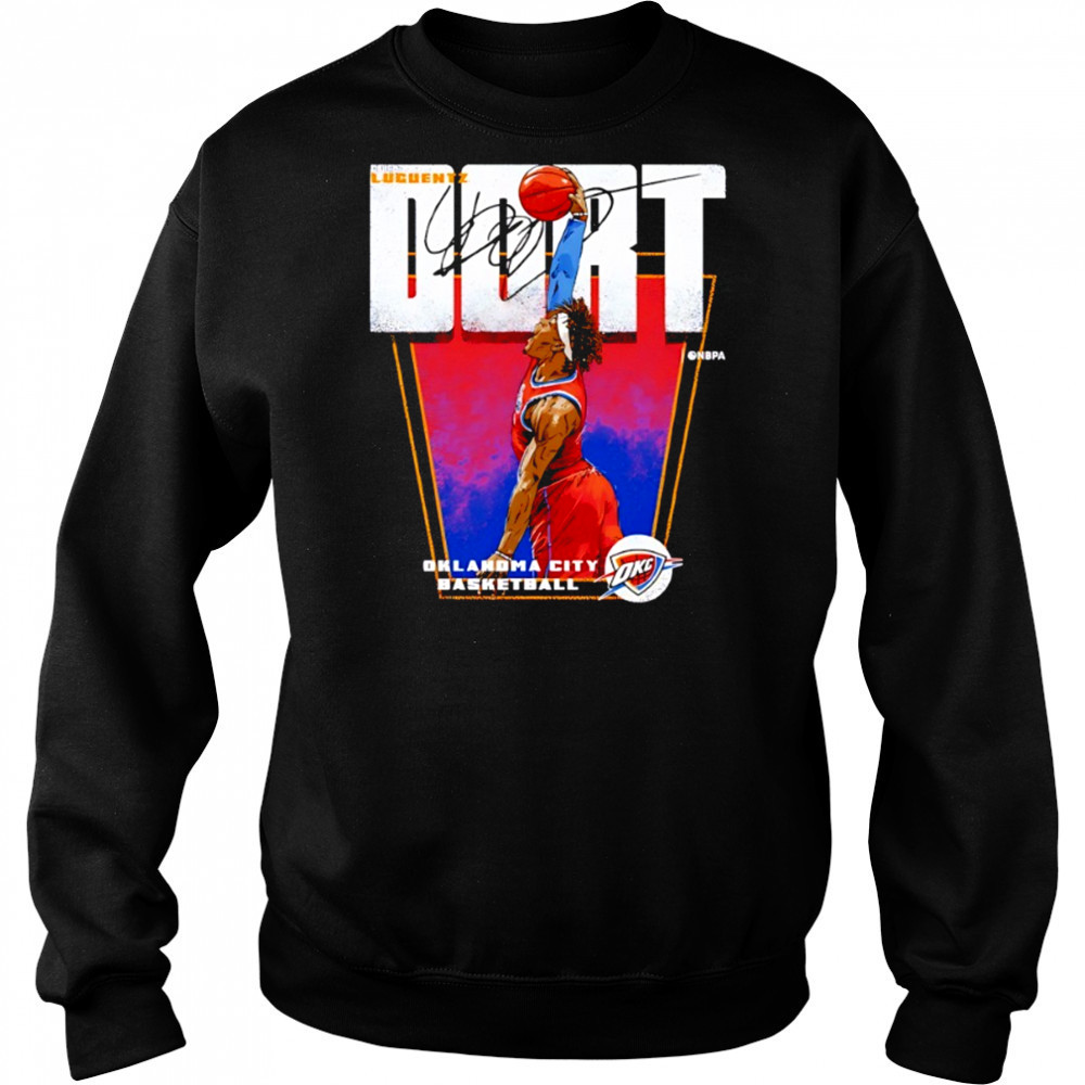 Luguentz Dort Oklahoma City Thunder NBA player basketball signature shirt Hoodie