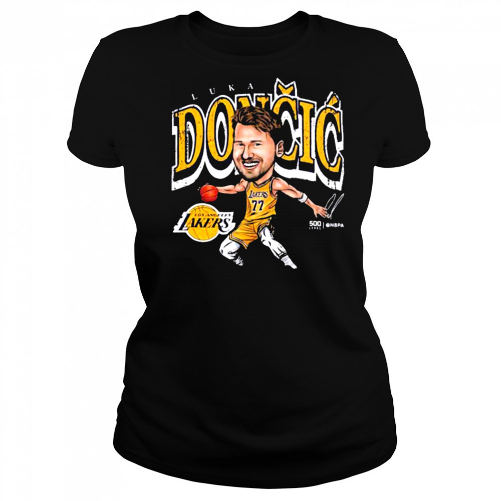Luka Doncic Los Angeles Lakers Cartoon T shirts Women's T-shirt