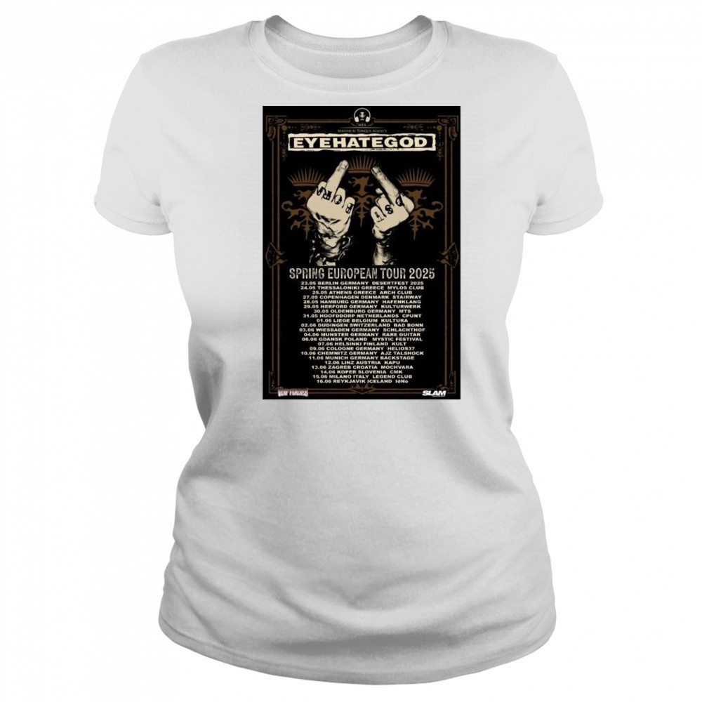 Maximum Torque Agency Eyehategod Spring European Tour 2025 Dates t-shirt Women's T-shirt
