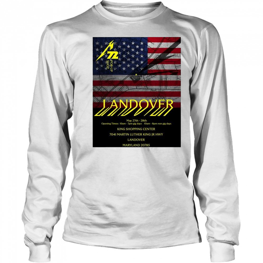 Metallica M72 Landover May 27-28 2025 Maryland t-shirt Long Sleeved