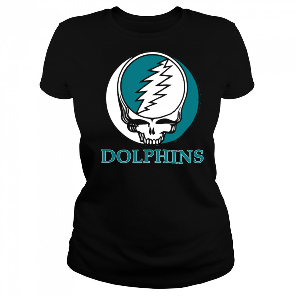Miami Dolphins Grateful Dead logo shirt Women's T-shirt