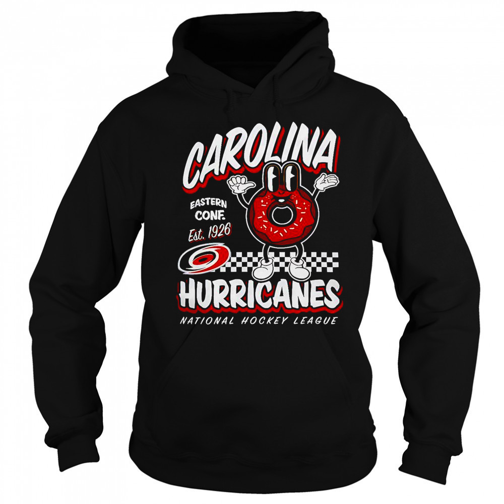 Mitchell & Ness Carolina Hurricanes Black Local Food 2025 T-Shirt Sweatshirt