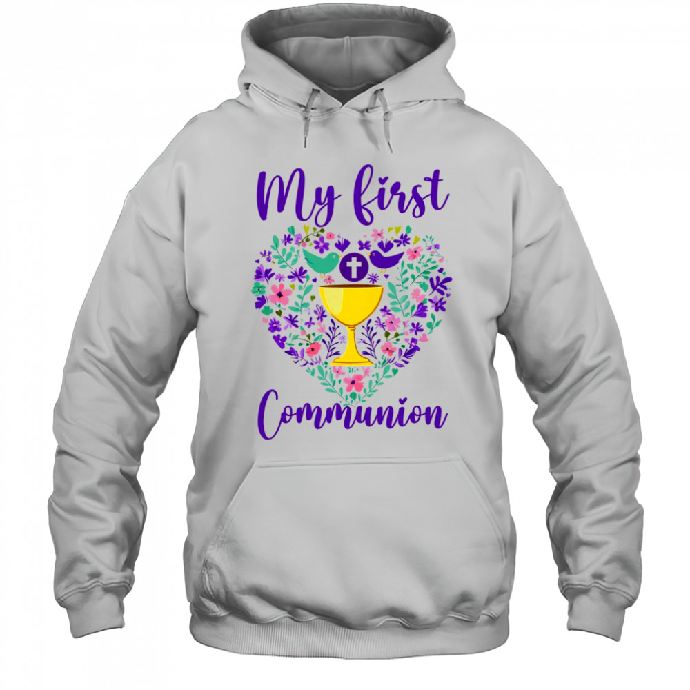 My First Holy Communion Christians And Catholic Girls Boys shirt Hoodie
