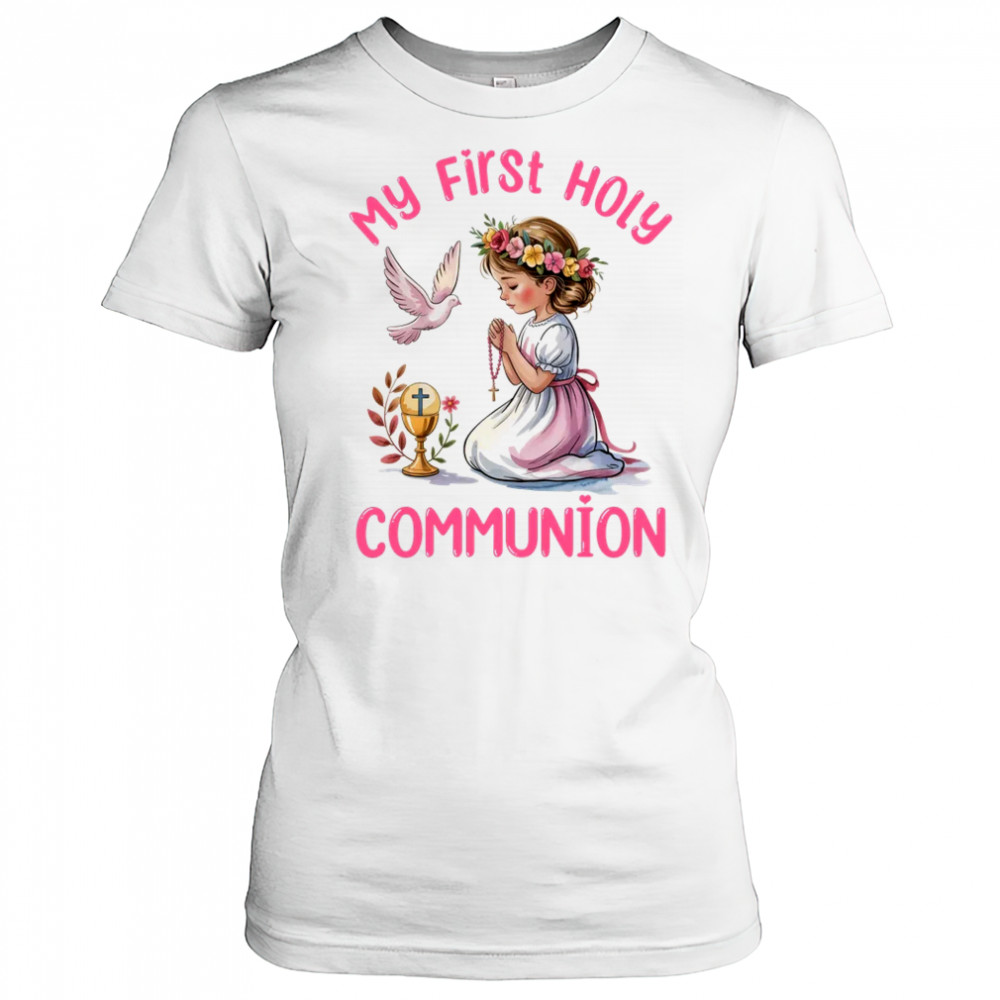 My First Holy Communion For Girl Christian Catholic shirt Women's T-shirt
