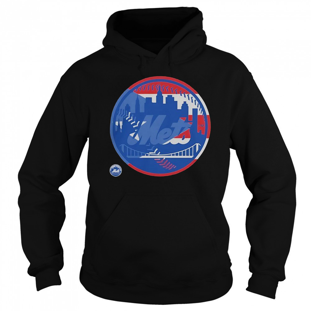 New York Mets Puerto Rican Flag Logo T-Shirt Sweatshirt