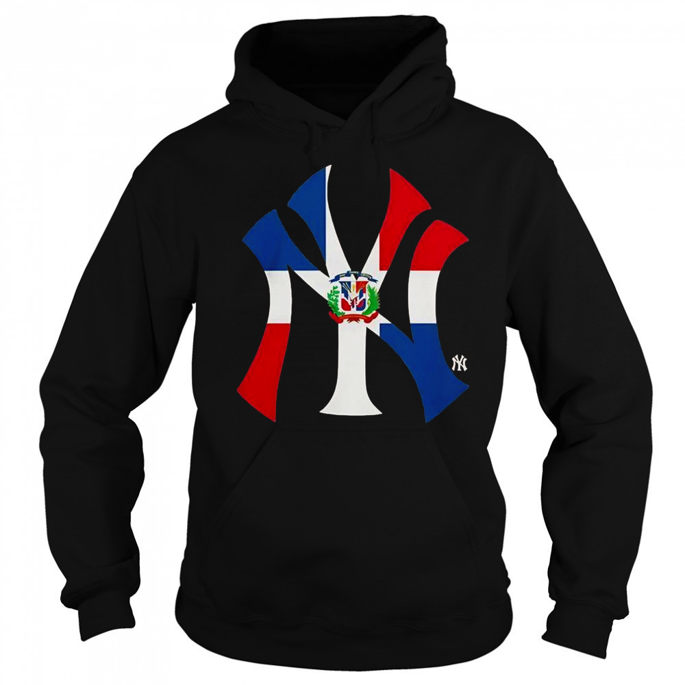 New York Yankees Dominican Republic Flag Logo T-Shirt Sweatshirt