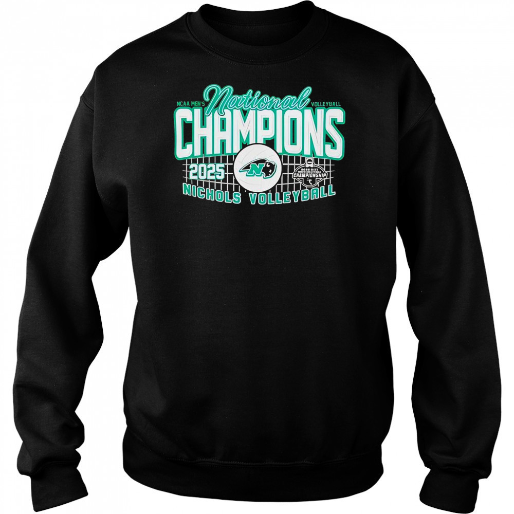 Nichols 2025 NCAA Men’s Volleyball National Champions T-Shirt Hoodie