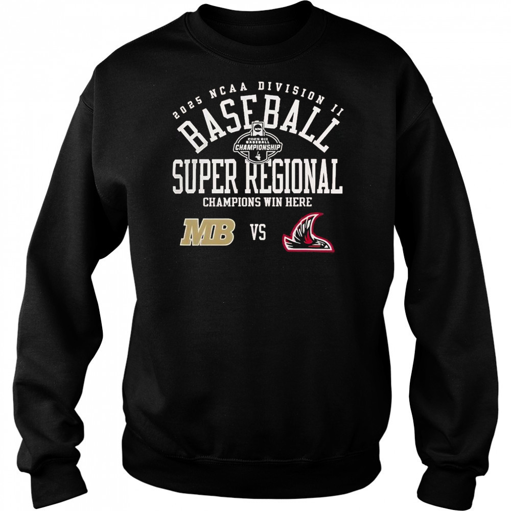 Northwest Nazarene University Vs CSUMB 2025 NCAA Division II Baseball Super Regional T-Shirt Hoodie