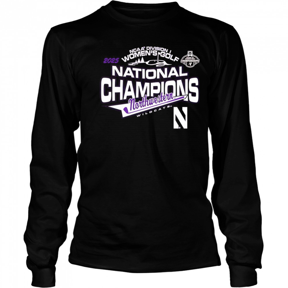 Northwestern Wildcats Women’s Golf National Championship shirt Long Sleeved