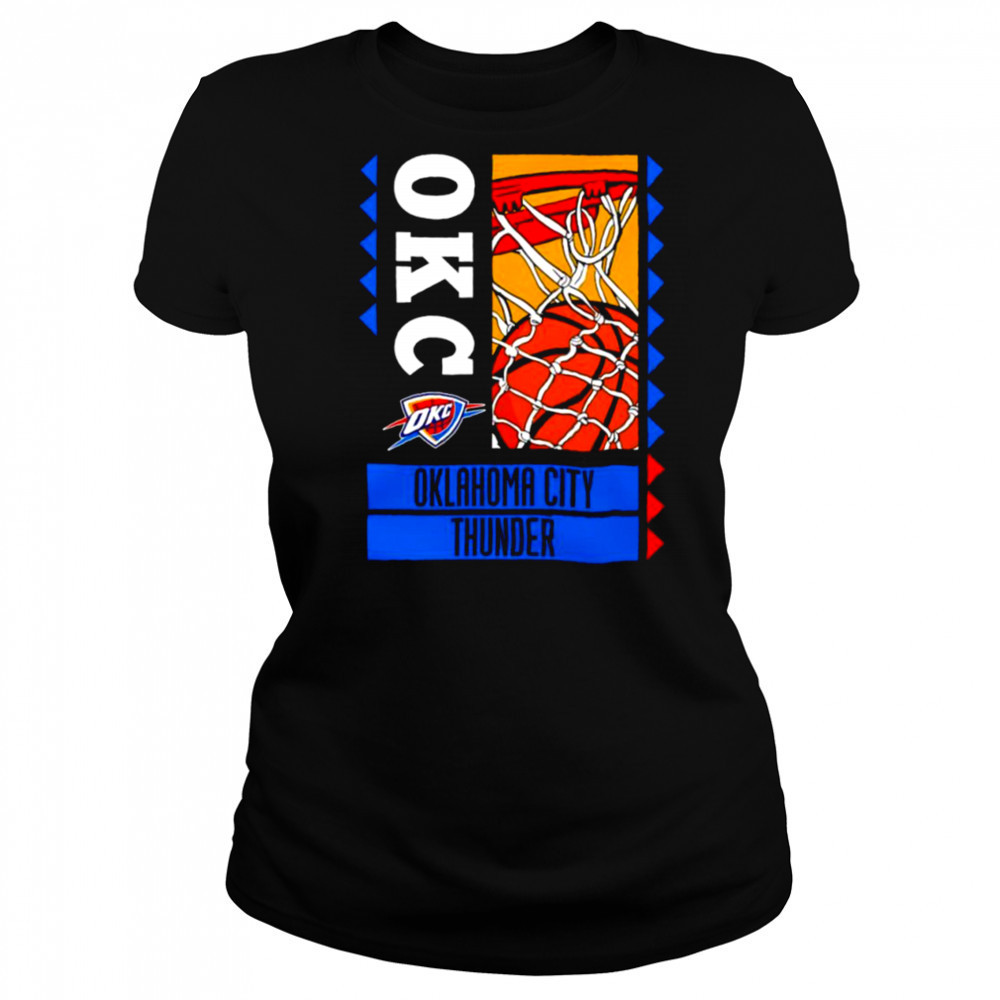 Oklahoma City Thunder basketball art shirt Women's T-shirt