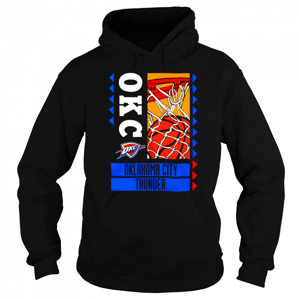 Oklahoma City Thunder basketball art shirt Sweatshirt