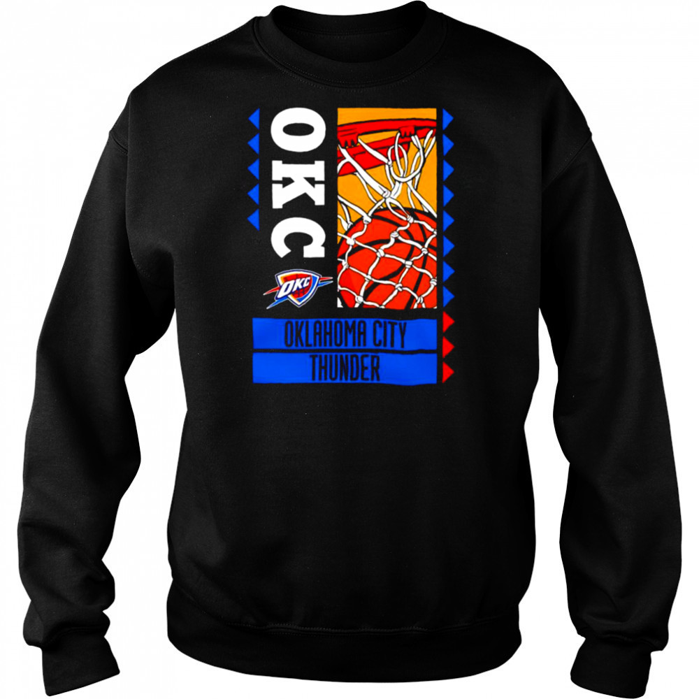Oklahoma City Thunder basketball art shirt Hoodie