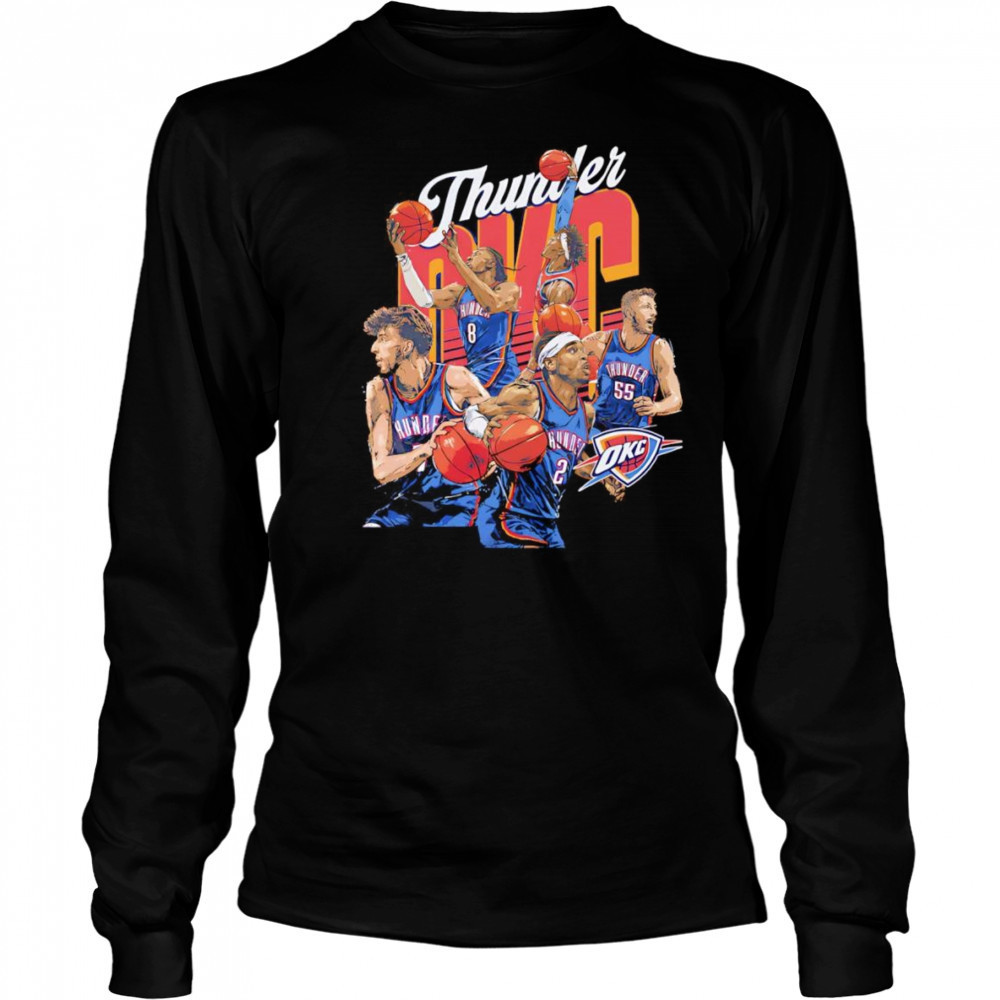 Oklahoma City Thunder Starting 5 shirt Long Sleeved