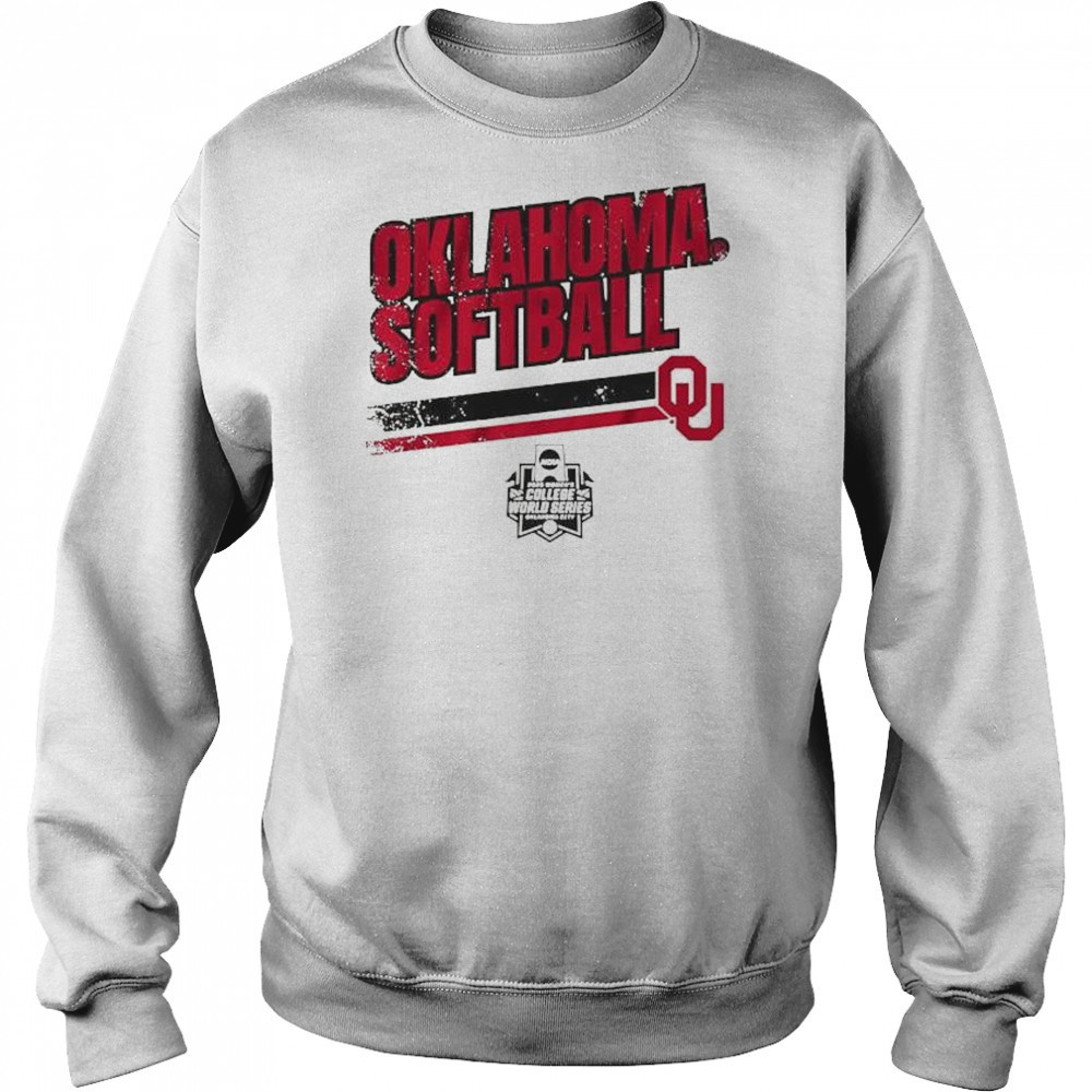 Oklahoma Sooners Softball Women’s NCAA College World Series Stripe t-shirt Hoodie
