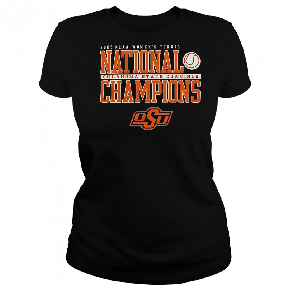 Oklahoma State Cowgirls 2025 NCAA Women’s Tennis National Champions T-Shirt Women's T-shirt