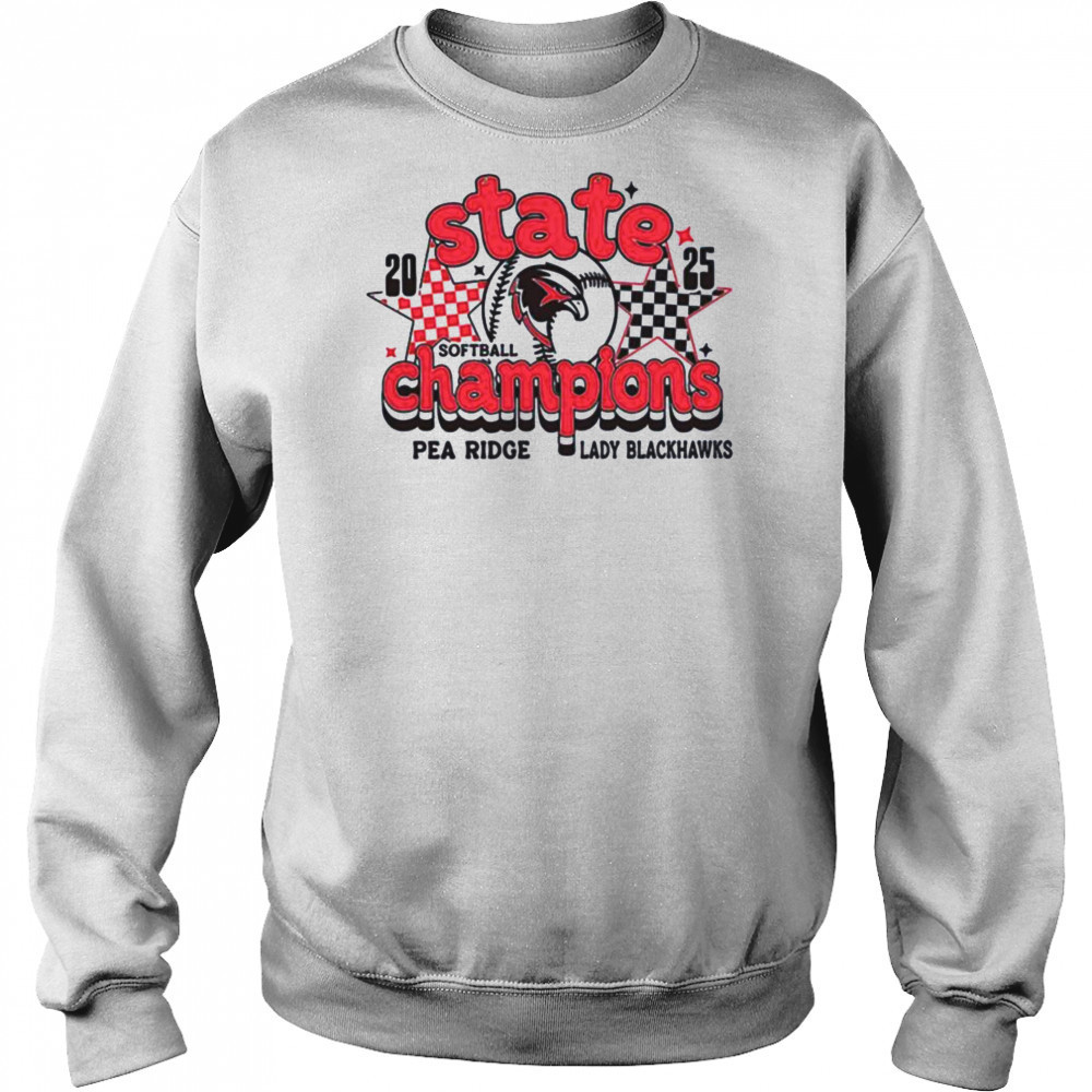 Pea Ridge Lady Blackhawks 2025 State Champions shirt Hoodie