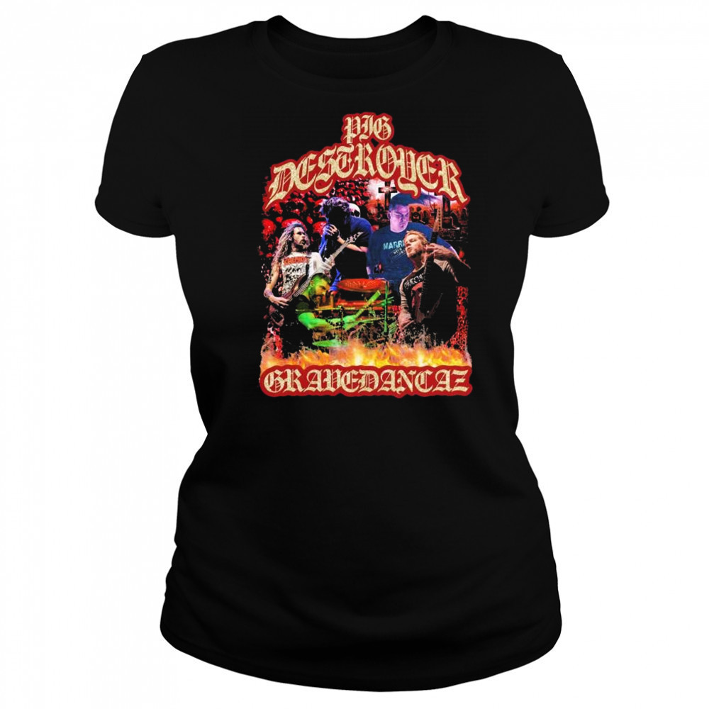 Pig Destroyer – Gravedancaz Graphic 2025 t-shirt Women's T-shirt