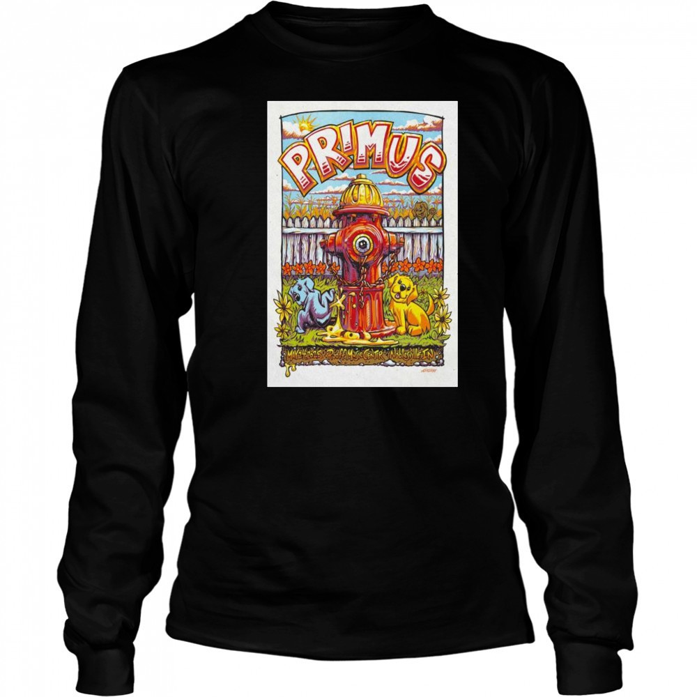 Primus At Ruoff Music Center In Noblesville, IN On May 24 2025 Concert t-shirt Long Sleeved