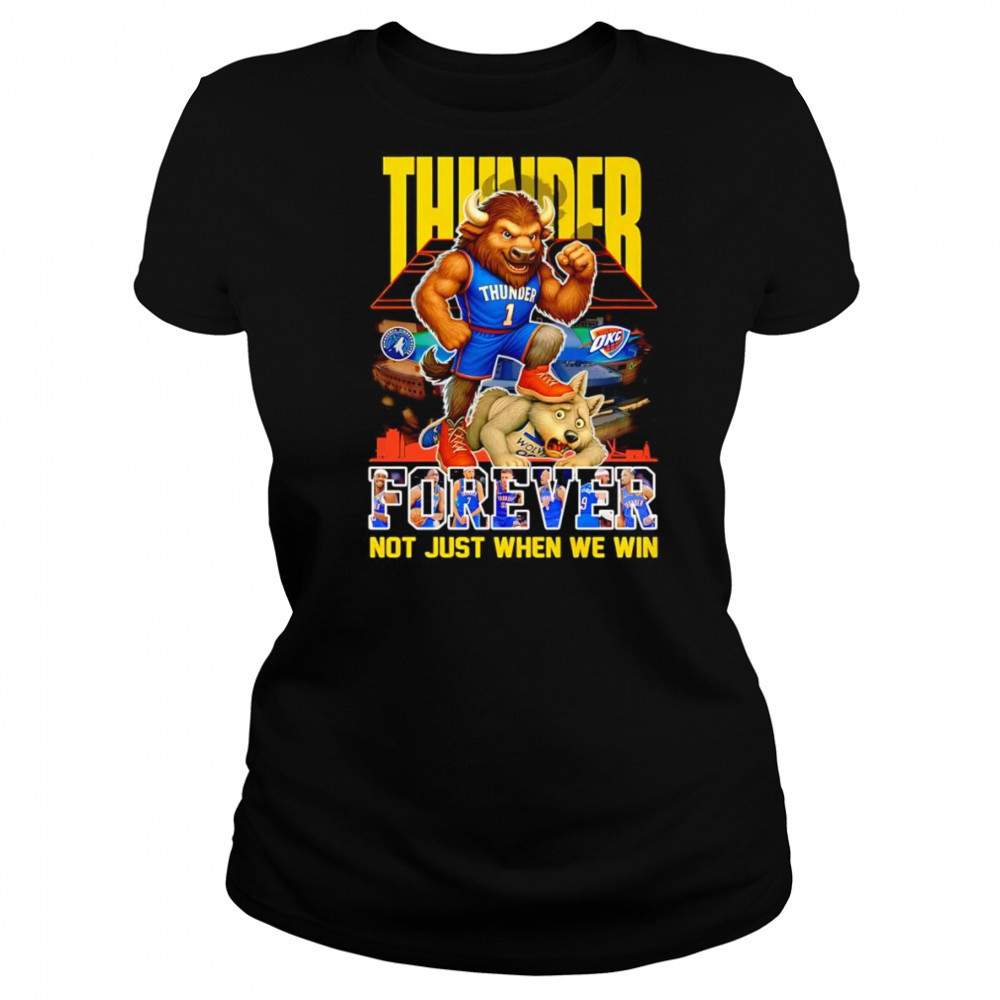Rumble the Bison Thunder forever not just when we win shirt Women's T-shirt