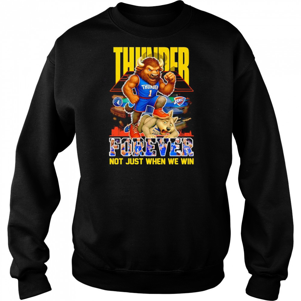 Rumble the Bison Thunder forever not just when we win shirt Hoodie