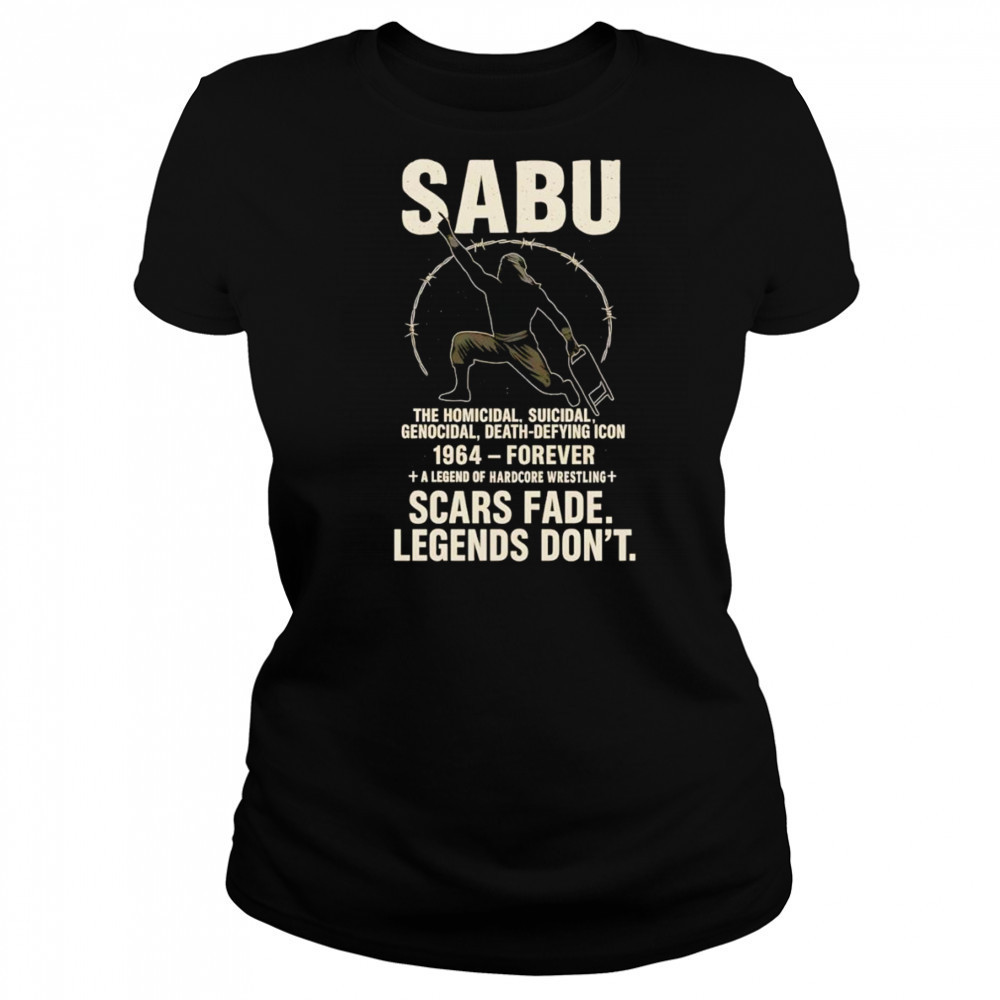 Sabu Pro Wrestling ECW Sabu Legend Wrestling In Memory shirt Women's T-shirt
