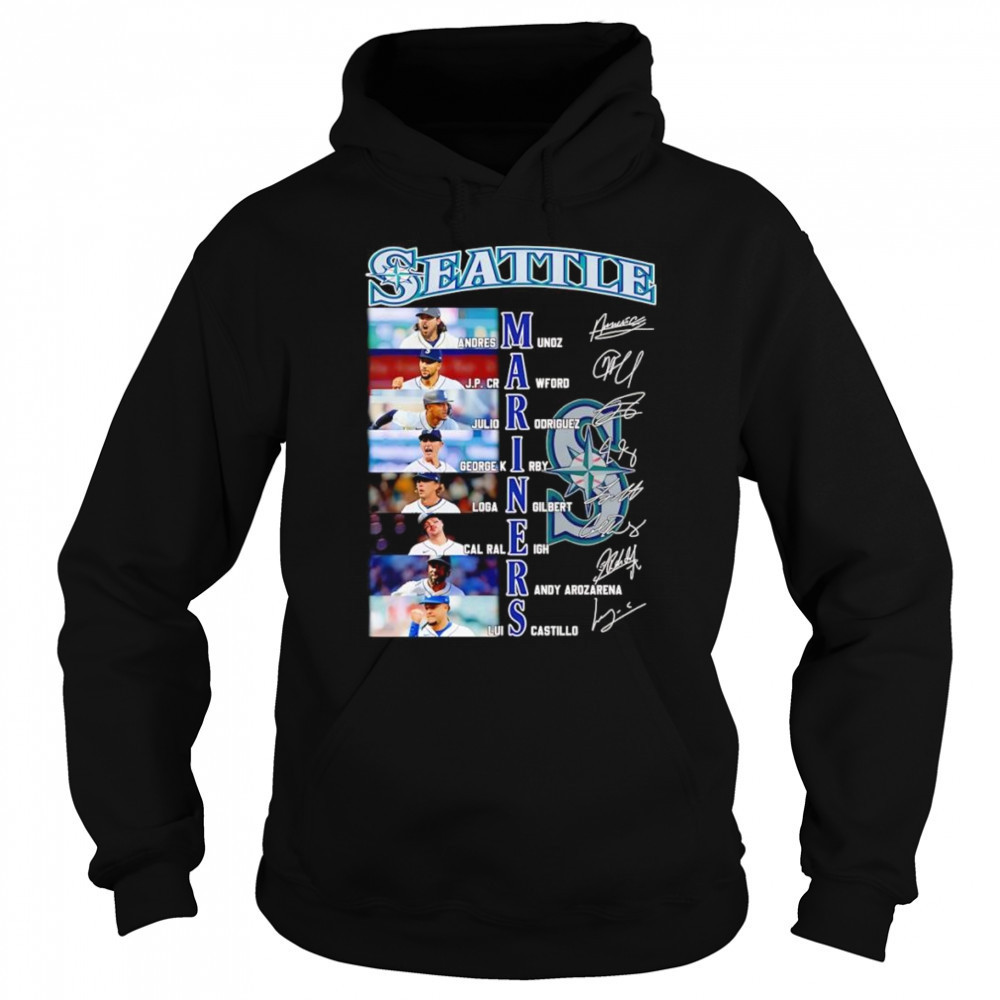 Seattle Mariners Andres Munoz JP Crawford Julio Rodriguez signature shirt Sweatshirt
