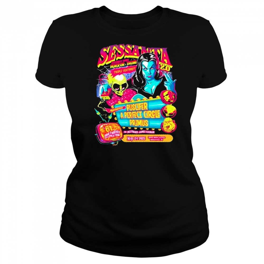 Sessanta V 2.0 May 24 2025 Primus Puscifer and A Perfect Circle Ruoff Music Center Noblesville Indiana t-shirt Women's T-shirt