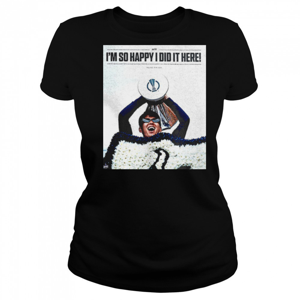 Son Heung Min i’m so glad that i did it here shirt Women's T-shirt
