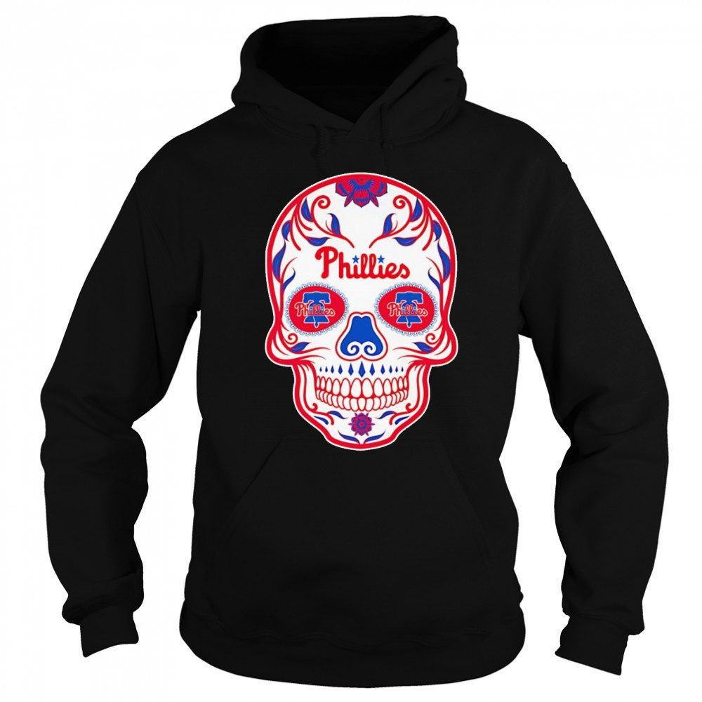 Sugar skull Philadelphia Phillies shirt Sweatshirt