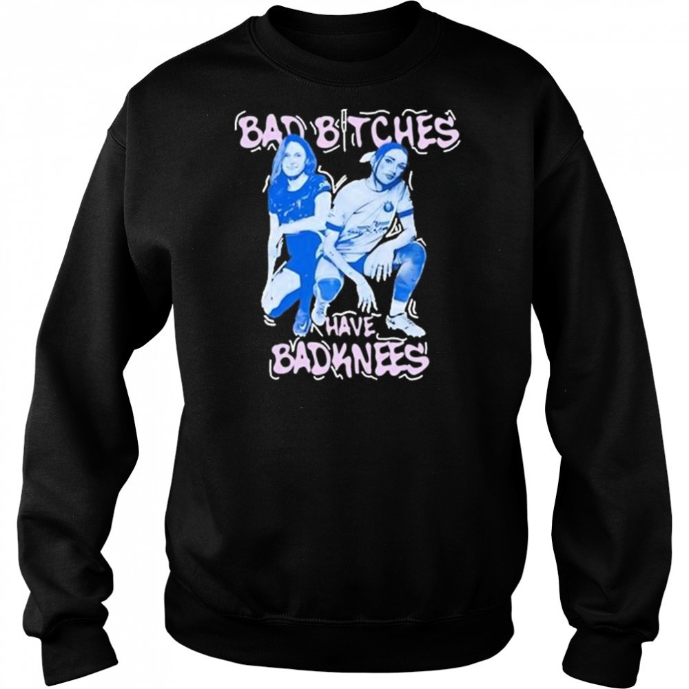 Tatumn Milazzo Bad Bitches Have Bad Knees Graphic t-shirt Hoodie