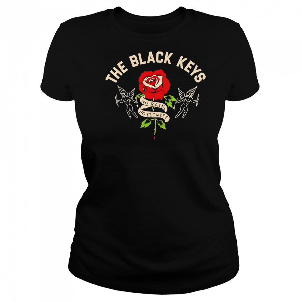 The Black Keys No Rain No Flowers Rose shirt Women's T-shirt