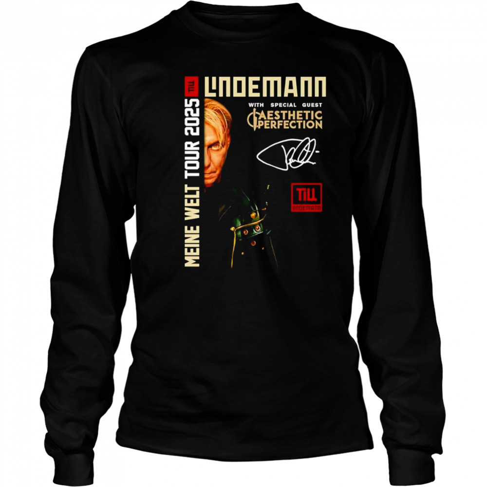 Till Lindemann Festival Tour 2025 with special guest Aesthetic Perfection shirt Long Sleeved