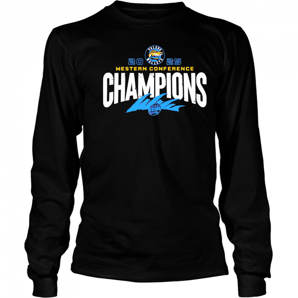 Toledo Walleye 2025 Western Conference Champions shirt Long Sleeved