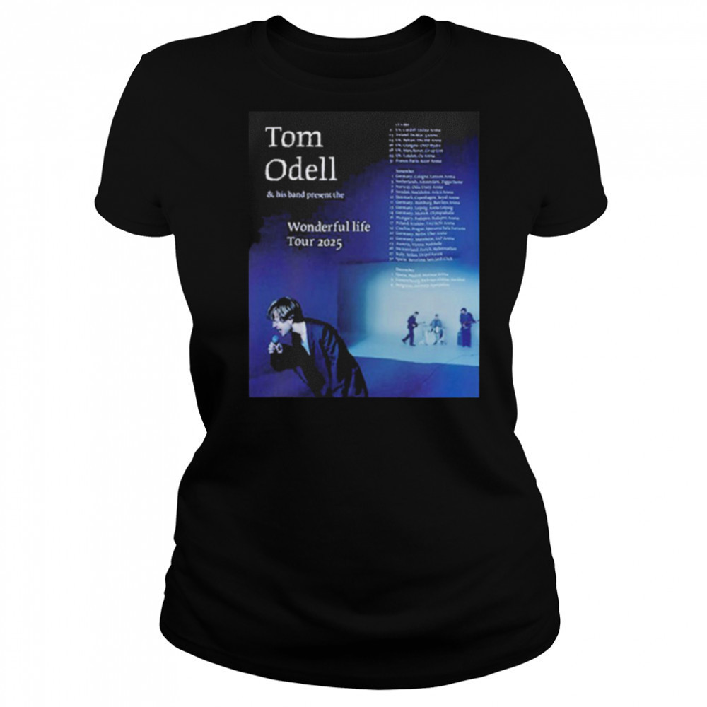Tom Odell Wonderful Life Tour 2025 Dates T shirts Women's T-shirt